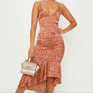 Pretty Little Thing Leopard Print MIDI Dress